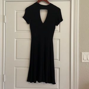 Little Black Dress! AQUA Keyhole Dress Size S